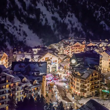 Arc 1950 appt luxe 2-4pers -skis aux pieds-SPA-piscines intérieure et extérieure-sauna-hammam Les Arcs  Extérieur photo